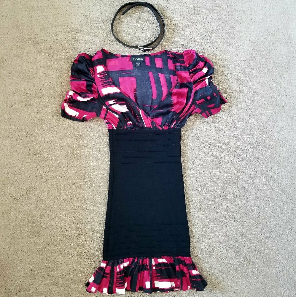 Black/Pink be be dress